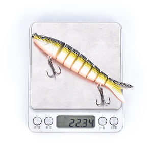 Appât articulé flottant et coulant pour la pêche, <span class=keywords><strong>leurre</strong></span> pour attraper des poissons tels que les aloses, avec Wobblers, nageur, bas prix, 127mm, 22g, 1 pièce - Product Image 3