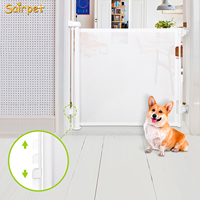 Barrière de sécurité pour bébé rétractable à verrouillage automatique, barrière de sécurité pour bébé en maille, barrière de sécurité pour bébé pour porte d'escalier domestique