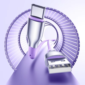 Commercio all'ingrosso tipo-c luce di respirazione cavo dati C a C cavo dati del telefono cellulare per Apple 15 cavo dati di ricarica veloce Samsung QC3.0 - Product Image 6