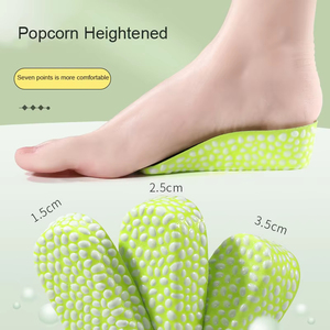 <b>Height</b> <b>Increase</b> Insole Seven Point Invisible Inner Heightening Pad Half Cushion Sports <b>Shoes</b> Pads for Men Women - Product Image 3