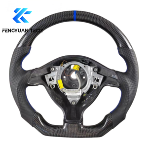 <span class=keywords><strong>Volante</strong></span> de Fibra de Carbono Forjado con LED Personalizado para Volkswagen VW <span class=keywords><strong>Golf</strong></span> 4 R32 <span class=keywords><strong>GTI</strong></span> MK4 16 Jetta Bora Skoda Octavia GLI 2009 2014 - Product Image 4