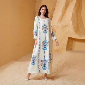 ZD040 Vestito a Tunica Stampato da Donna con Diamanti - Product Image 2