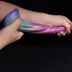 Nouveau coloré <span class=keywords><strong>Art</strong></span> godemichet <span class=keywords><strong>Anal</strong></span> fétiche exotique sexuel liquide Silicone fantaisie gode courbe pénis Alien <span class=keywords><strong>Anal</strong></span> jouets sexuels pour hommes femmes - Product Image 4