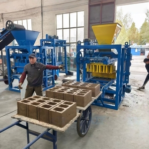 Kongo'da yeni tasarım yüksek kaliteli blok makinesi otomatik 4-40 beton blok yapma makinesi - Product Image 6