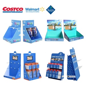 صندوق عرض كرتوني مخصص للمتاجر، قابل للطي، مع حامل عرض للمفاتيح وخطاف تعليق - Product Image 2