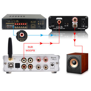 100W Mono-Subwoofer-Center-Verstärker, Kleiner Fullrange-Verstärker für AV-Heimkino-<span class=keywords><strong>Mini</strong></span>-Audioanlagen und Lautsprecher - Product Image 5