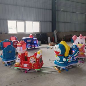 Trenino Elettrico Commerciale per Interni, in Fibra di Vetro e Plastica, per Parchi Cittadini, Giostre Educative per Bambini - Product Image 1