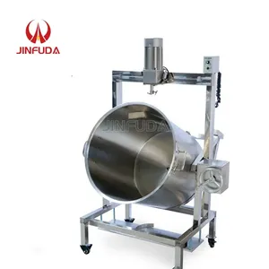 liter gas /LPG jacketed cooking kettle boiler fruit jam food making mixing machine with agitator