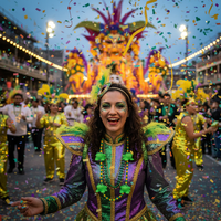 Colliers de perles non lumineuses spécial Mardi Gras, petites grenouilles et canards en caoutchouc, pour le Nouvel An, Noël, le Ramadan, les défilés et les célébrations