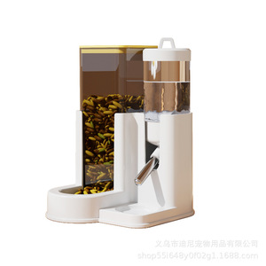 Distributeur automatique d'eau et de nourriture pour hamster Dini 2 en 1, mangeoire anti-renversement avec réservoir transparent pour hamster doré - Product Image 5