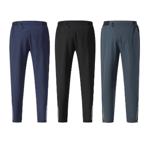 Pantalon de sport pour homme, haute élasticité, doux, respirant, séchage rapide, léger, fitness, course à pied, entraînement, athlétique - Product Image 1