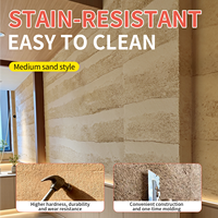 Peinture écologique en terre battue, revêtement mural texturé naturel, beige sable, finition rustique artisanale pour décoration intérieure