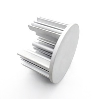 Boîtier d'ampoule LED en aluminium à haute performance thermique, design circulaire durable, dissipateur de chaleur creux pour éclairage de plafond, services de forgeage OEM
