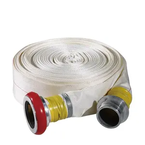 2024 New 20M 25M 30M Customize Canvas Hose Layflat Fire Hose With Coupling