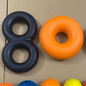 Yıkılmaz doğal kauçuk eğlenceli sekiz şekilli 8 şekil dayanıklı yıkılmaz köpek oyuncak çiğnemek - Product Image 5