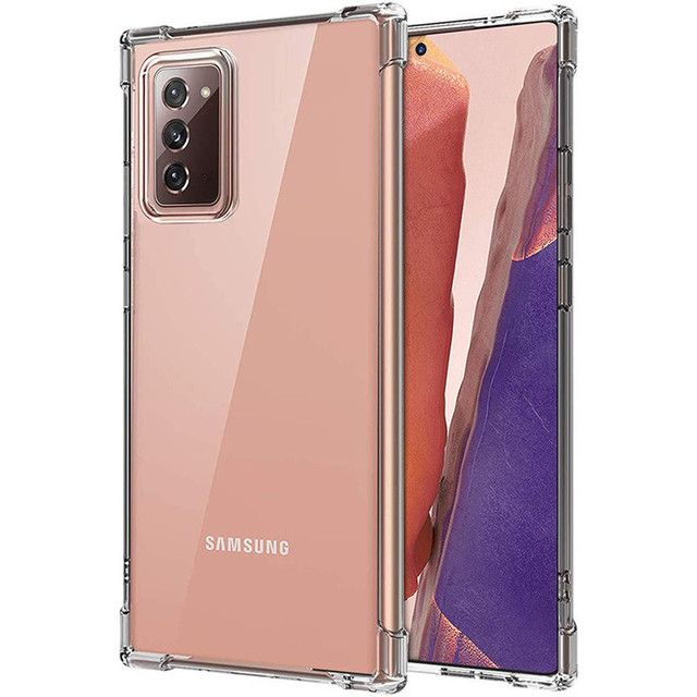 Clear Shockproof Phone Case for Samsung Galaxy Note 20 Note10 Note9 Note8 S24 S23 Fe S22 S21 S20 S10 S9 S8 Soft 1.5 mm TPU Cover