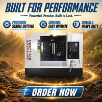Centro de Mecanizado Vertical (VMC) de Alta Precisión VMC1160 con Certificación CE, Estable, Automatizado, Multifuncional, Fácil de Usar, Alta Productividad, Componentes de Marca Premium