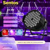 Lampu Par LED 54 Warna Penuh dengan Perlindungan IP20, Lampu Panggung untuk Festival Musik, Aula Perjamuan, Pernikahan, Bar, Ruang Dansa, Lampu COB