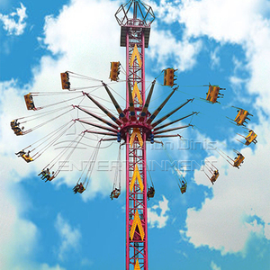 Atracción de Columpio Ondulante para Exteriores con Sillas Giratorias y Sistema de Seguridad para Parques de Diversiones - Product Image 4