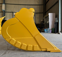 RSBM Skeleton Riddle Bucket untuk Excavator 22 Ton, Grid Sieve Bucket, Attachment Pemisah Batu