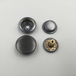 OEM tùy chỉnh thân thiện với môi 14mm bạc kim loại <span class=keywords><strong>Snap</strong></span> Nút cho quần áo - Product Image 4