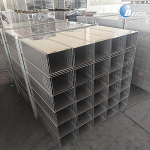 Bandeja de acero galvanizado de 100x100x3000mm <span class=keywords><strong>Ducto</strong></span> portátil Con Tapas Cable trunking Certificados - Product Image 3