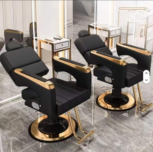 Fauteuil de Barbier Moderne en Cuir Synthétique pour Salon et Spa, Spécialement Conçu pour la Coiffure Commerciale - Product Image 3