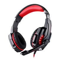 Haute qualité 40mm haut-parleur tungstène bandeau écouteur de jeu stéréo basse sur l'oreille G9000 casque de jeu filaire
