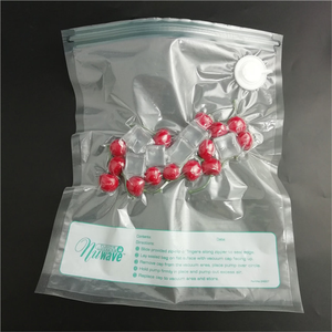 Borsa personalizzata reticolata con cerniera sacchetto per imballaggio alimentare sacchetto <span class=keywords><strong>sottovuoto</strong></span> confezione di frutta bustina tascabile con cerniera - Product Image 4