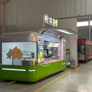 Fast Hotdog Food Truck Ice Cream Trailer Mobile <b>Bbq</b> Food Truck Trailer with Commercial Kitchen Equipment - Product Image 2