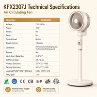 Ventilateur de table pliable compact à inclinaison à 90 degrés avec indicateur de batterie, idéal pour garage et atelier, directement du fabricant