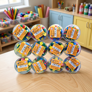 Set di 12 Chip Assorbenti Colorati per Conteggio Matematico, Gettoni in Plastica 4x4 pollici per Strumenti Educativi per l'Apprendimento Precoce - Product Image 3