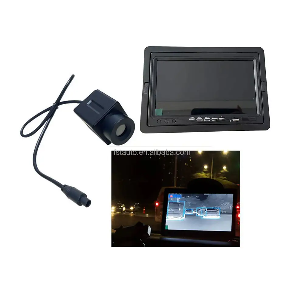 Sistema de imágenes IP67 para evitar obstáculos, conducción térmica para coche, cámara antiimagen infrarroja, caja negra automática, visión nocturna antiniebla para coche