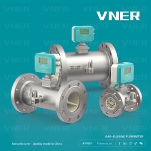 Flussometro a Turbina per Gas Naturale VNER LWQ in Lega di Alluminio, Comunicazione RS-485, Flangia, Personalizzazione OEM, Alta Precisione +/-1% - Product Image 2