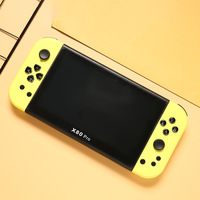 Console de Jeu Portable X80Pro Écran Large 7,0 Pouces Combat Arcade Double Joueur pour GBA Console Rétro Nostalgique pour Enfants Wi-Fi