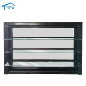 De Metal de acero de rejilla de aluminio ventanas precio Filipinas