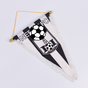 Produttore Personalizzato Sport Club di Calcio Pennant Calcio Scambio Pennant Bandiera - Product Image 4