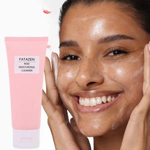 FATAZEN Etiqueta Privada Cuidado DE LA Cara Belleza Venta Caliente Orgánica Rose Face Cleanser Herbal Nutritivo Cuidado DE LA Piel Rose Facial Wash - Product Image 1