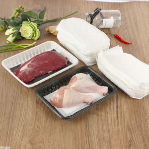 Food Grade Eco-friendly 60ml/pcs Disposable Absorbent Paper Soaker Adsorption Pad 170x100mm Meat Water Packaging <b>Printing</b> - Product Image 1