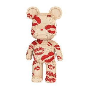 Bloques de Construcción Grandes de 80 cm, Modelo <span class=keywords><strong>BearBricks</strong></span>, Rompecabezas Mágico de Partículas Pequeñas, Ensamblaje Creativo, Adorno, Regalos de Cumpleaños, Juguete - Product Image 1