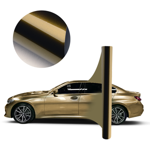 Película Protectora de Pintura TPU PPF de Lujo, Color Dorado Brillante, Autoregenerable, Antiarañazos, Protección Infrarroja, 99% UV, Rollo para Envoltura de Autos - Product Image 1