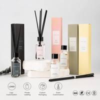 Diffuseur de parfum 30ML pour salle de bain, bâtonnets d'huile parfumée, désodorisant, aromathérapie avec senteurs personnalisées