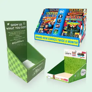 Holidaypac Carton Product Loja Personalizada Varejo Papelão Contador Display PDQ Box