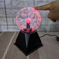 Boule de plasma magique de 5 pouces, décoration de fête personnalisée, cadeau d'Halloween, de Noël, boule de plasma