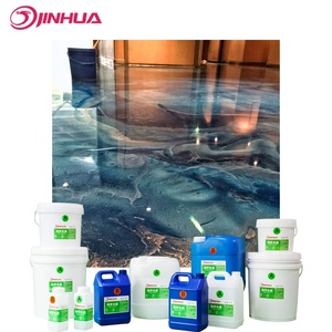 Revêtement en résine époxy pour sol d'art intérieur - Résistant aux taches, facile à nettoyer, peinture de sol auto-nivelante - Product Image 5