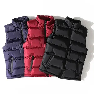 XINYU Fashion Classic Warm Men Winter Vest Nylon Padded Vest 100% Polyester Cotton Waistcoat For men