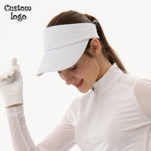 Casquette de golf personnalisée de haute qualité en gros, visière unie avec logo, visière vide ajustée pour le sport et le cyclisme - Product Image 3
