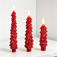 Bougies de Noël, guirlandes lumineuses, bougies LED sans flamme, alimentées par piles, télécommande, fonction minuterie, décoration de la maison