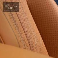 Revêtement de panneau de porte intérieur de voiture en cuir microfibre à motif OEM, imperméable, résistant à l'abrasion et aux taches