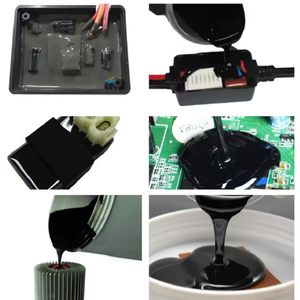 Sellador Conductivo de Silicio Orgánico Verde Puro, Material No Tóxico para Blindaje y Absorción de EMI - Product Image 6